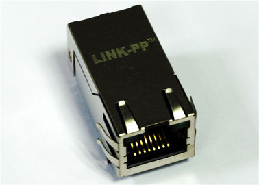 HFJT1-1GHPE-L12RL Ethernet Socket 1G POE+ EXT TEMP 1x1 RJ45 w/MAG G/Y LED