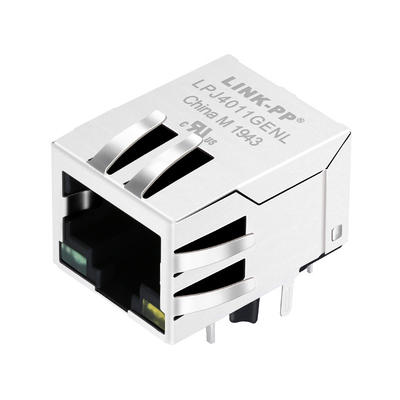 HFJ11-E2450E-L12RL, LPJ4011GENL लैन मैग्नेटिक्स Rj45 जैक IEEE802.3