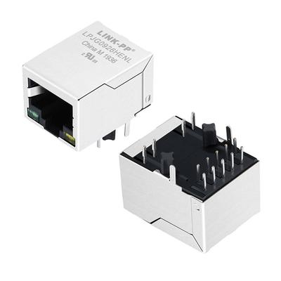 2337992-8 1000 बेस-टी सिंगल पोर्ट POE RJ45 ईथरनेट जैक टैब डाउन