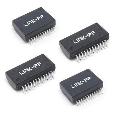 HXB4016HLT HXB4017HLT 90W PoE रेटिंग के साथ LAN चुंबकीय ट्रांसफार्मर