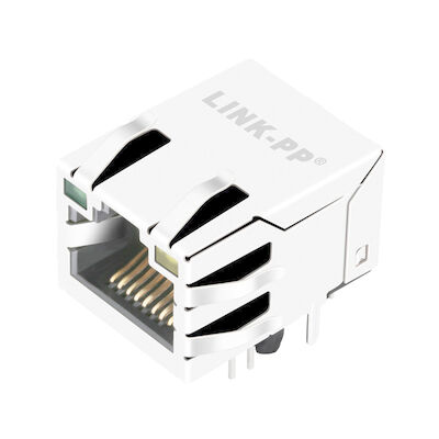 RT7-114ATK1G 10/100 बेस-टी टैब अप RJ45 चुंबकीय कनेक्टर क्रॉस LPJ16614-9AENL
