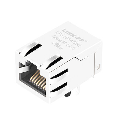 MJF13T25U-KF06B3-0808-LF 100 बेस-टी RJ45 सिंगल पोर्ट पीसीबी जैक LPJ1014CNL