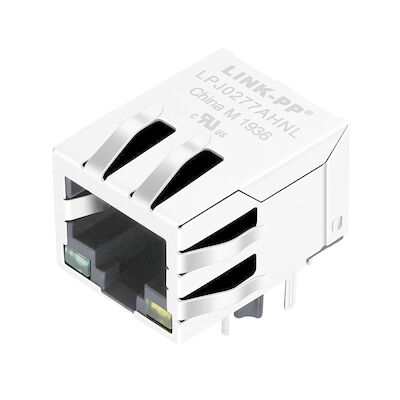 JD0-0004NL PoE पल्सजैक 10/100 बेस-टी RJ45 कनेक्टर LED के साथ
