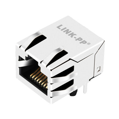 LPJ16801CNL क्रॉस MJFR0429 सिंगल पोर्ट Pcb माउंट कनेक्टर लैन 100M Rj45 जैक इंटरफ़ेस