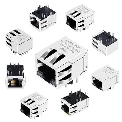 JXR0-0011NLT पैच पैनल 8P8C Cat5e लैन नेटवर्क चुंबकीय RJ45 जैक परिरक्षित