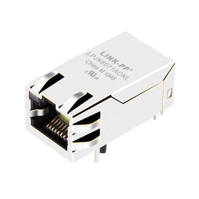 LPJK6071AONL 1000 बेस-टी कून Rj-45 ईथरनेट कनेक्टर POE+ RJ45 मैगजैक ARJ-139
