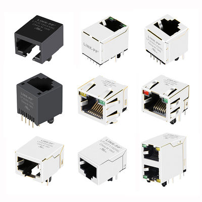 IOT RJ45 नेटवर्क कनेक्टर चुंबकीय के साथ या बिना