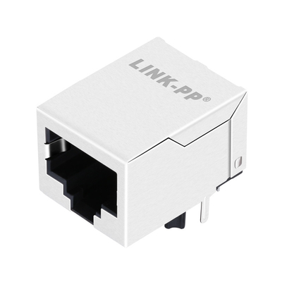 JX0C-0005NLT 10/100 बेस-टी टैब डाउन 1 पोर्ट सरफेस माउंट Rj45 ईथरनेट जैक बिना एलईडी के