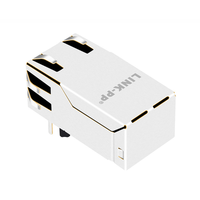0813-1X1T-M1-F टैब डाउन 1000 बेस-टी POE RJ45 जैक 1 पोर्ट बिना एलईडी RoHS के