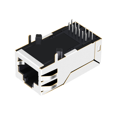0816-1X1T-M1-F 1000 BASE-T POE RJ45 मैगजैक विदाउट लेड टैब अप थ्रू होल