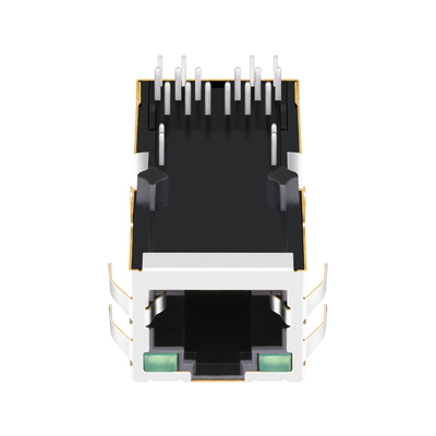 JGCG1T1004PW-GG RJ45 कनेक्टर 10G बेस-टी एकीकृत मैग्नेटिक्स PoE++ अनुप्रयोग के लिए